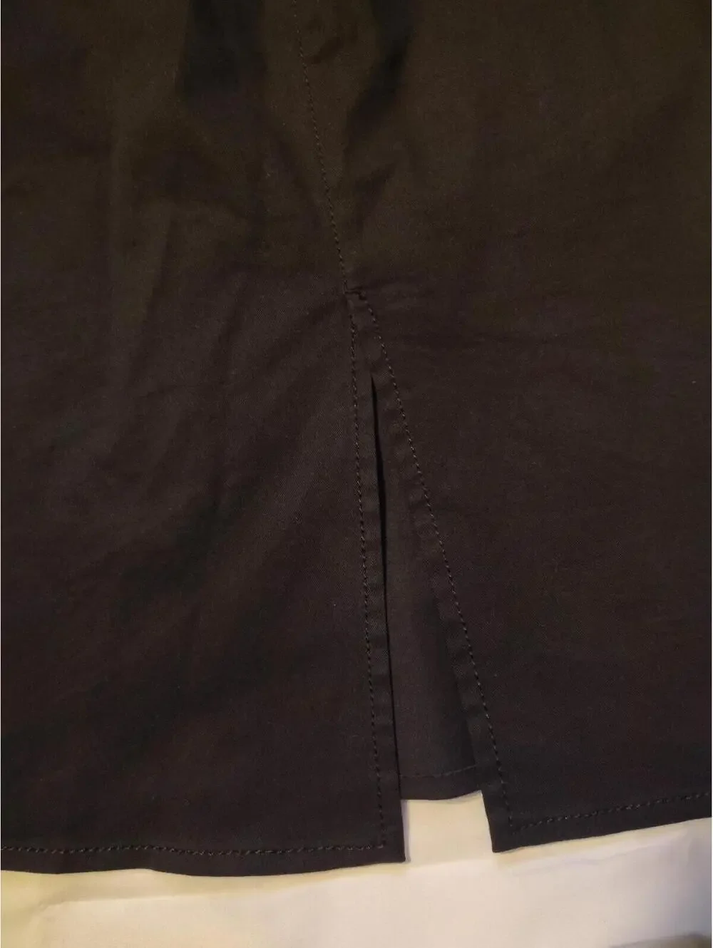 Fendi Black Pencil Skirt Tapered Waist Size US 8 - Picture 6 of 10